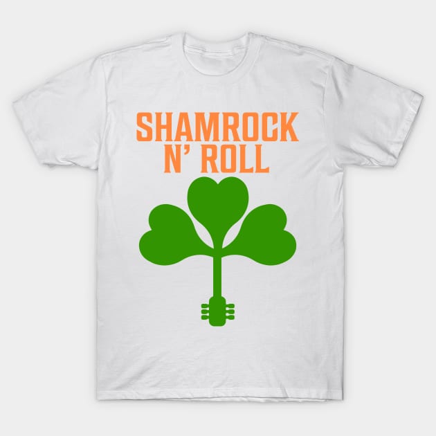 Shamrock N Roll T-Shirt by Liberty Art